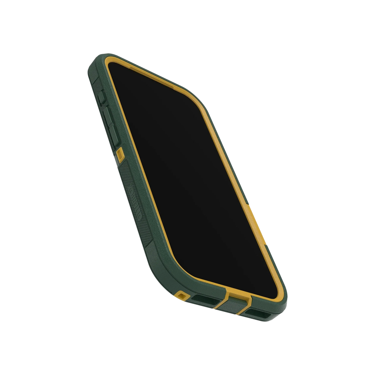Angled view of OtterBox x Topo Designs Defender Series Pro XT for MagSafe in "iPhone 17 Pro Case" size.