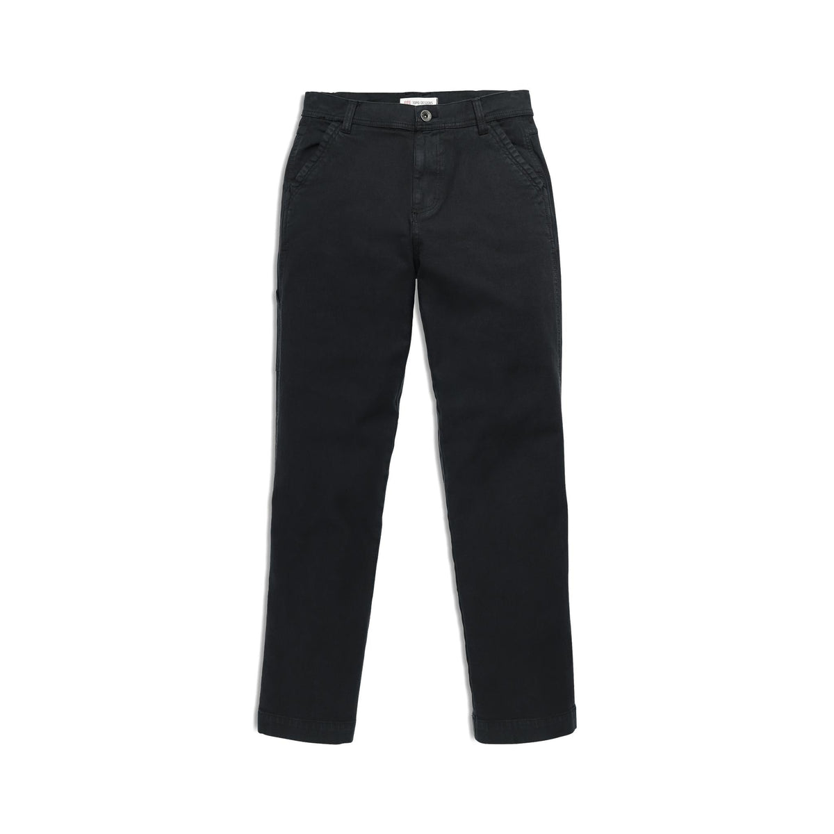 Front View of Topo Designs Dirt Utility Pants - Women's in "Black"