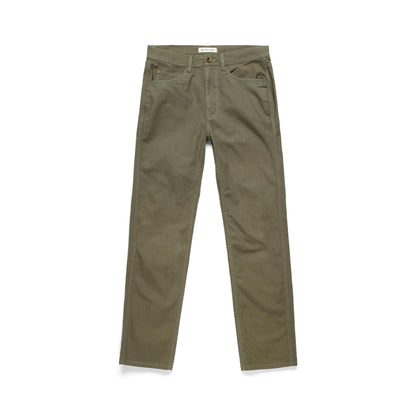 Front View of Topo Designs Dirt 5-Pocket Pants Classic - Men's in "Beetle"