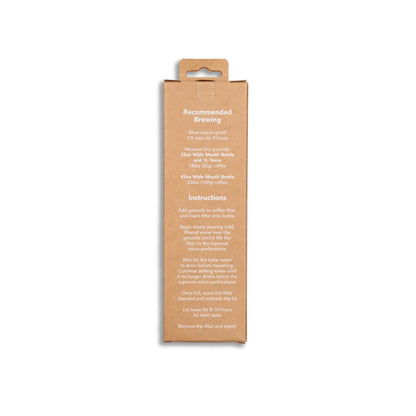 Topo Designs x MiiR Cold Brew Filter in "Stainless Steel"