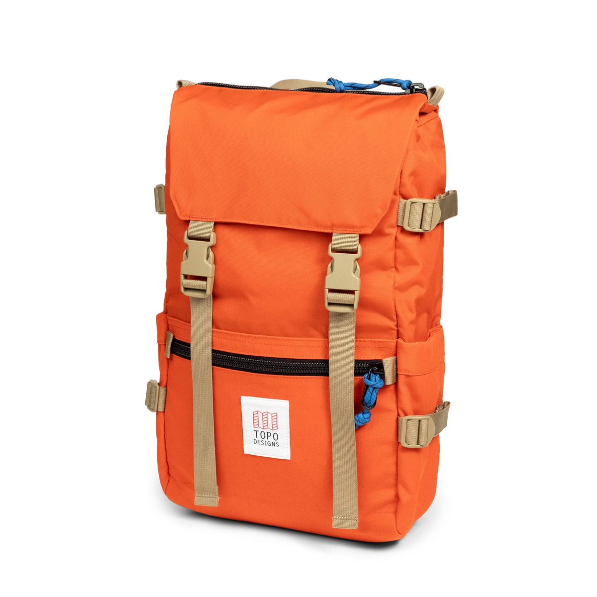 Front View of Topo Designs Rover Pack Classic in "Persimmon Haze"