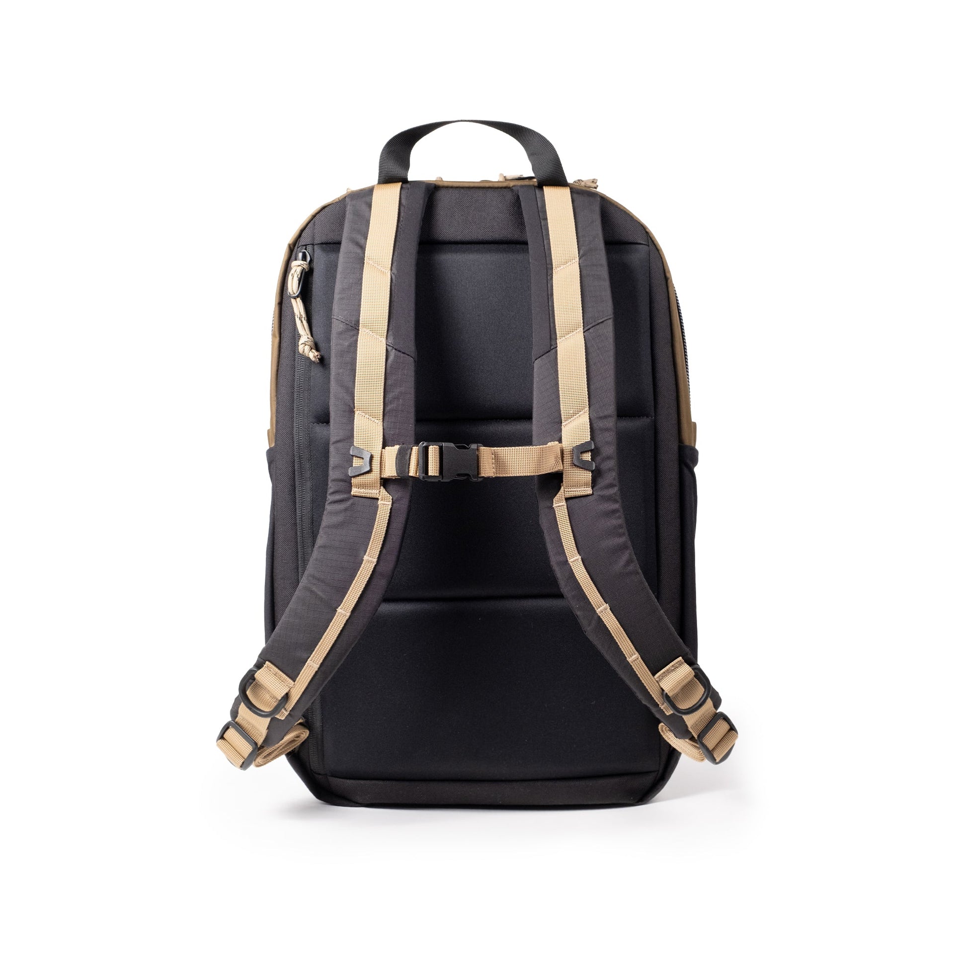 Back View of Topo Designs Commuter Backpack in "Desert Palm / Elmwood"