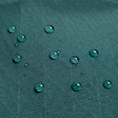 General shot of Topo Designs Global Pro Travel Tote showing water droplets on waterproof fabric