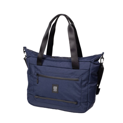 Front quarter shot of Topo Designs Global Pro Travel Tote in "Midnight"