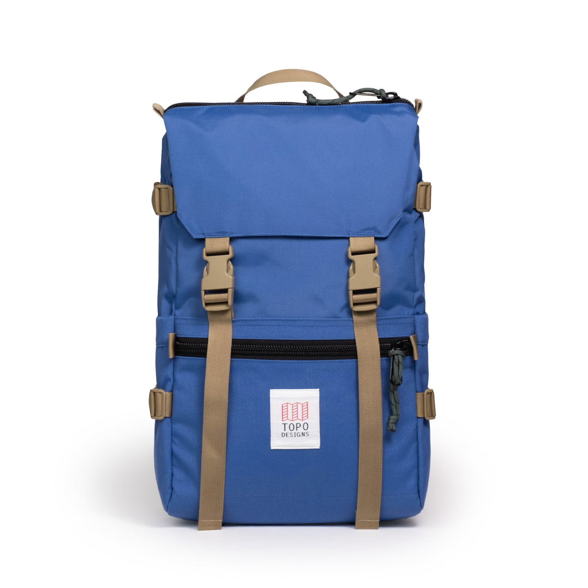Front View of Topo Designs Rover Pack Classic in "Cobalt"