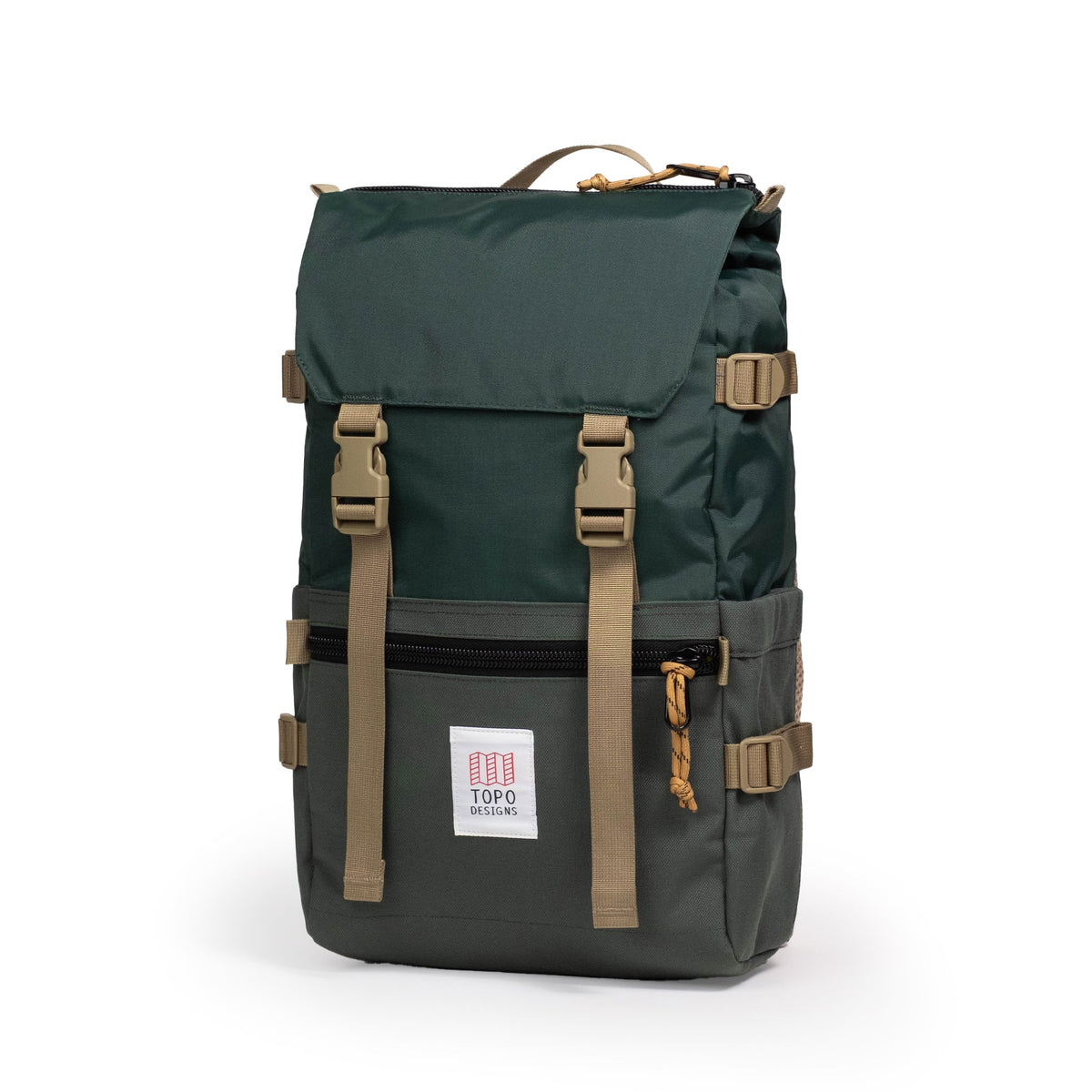 Front View of Topo Designs Rover Pack Classic in "Forest"