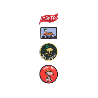 General image of Topo Designs x TSPTR Patch Set in the "Peanuts" variant