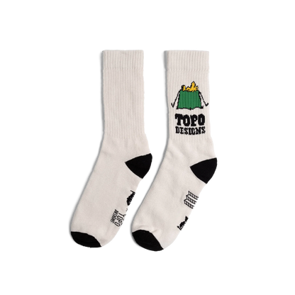 General product image of Topo Designs x TSPTR Tent Socks in "Ecru"