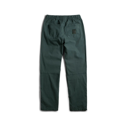 Back View of Topo Designs Dirt Pants Classic - Women's in "Evergreen"