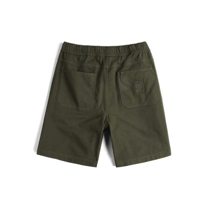 Back View of Topo Designs Dirt Shorts - Men's in "Beetle"